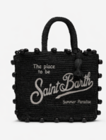 Borsa colette raffia 00 emb nera