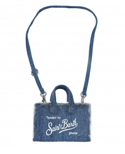 Phone bag in denim