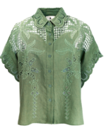 Coordinato camicia + short verde