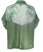 Coordinato camicia + short verde