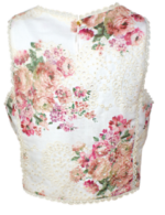 Coordinato top + pantalone fantasia