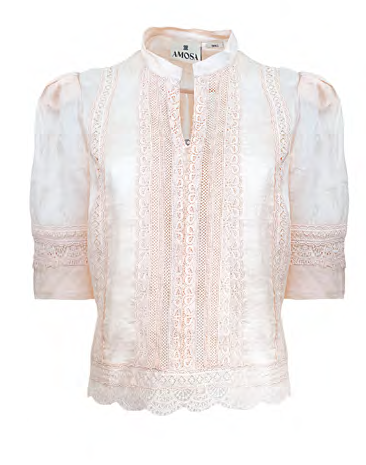 Coordinato top + gonna cipria