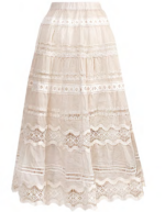 Coordinato top + gonna cipria