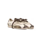 Sneaker Ikigai Bianco Dettaglio Stampa Pitone