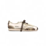 Sneaker Ikigai Bianco Dettaglio Stampa Pitone