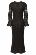 Abito in maglia nero