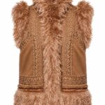 Gilet color cammello