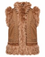 Gilet color cammello