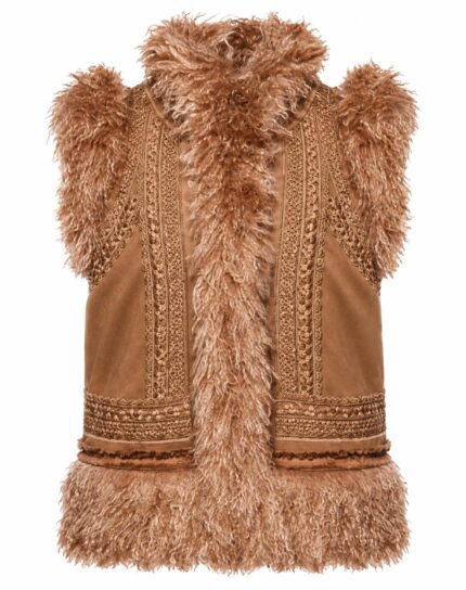 Gilet color cammello