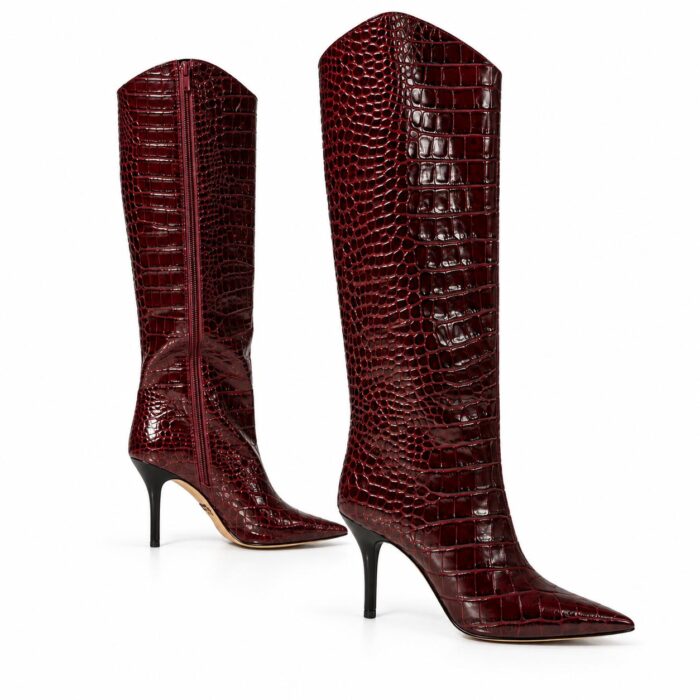 Stivale bordeaux cocco