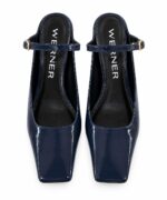 Decolletè slingback grigia