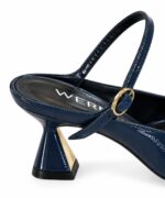 Decolletè slingback grigia