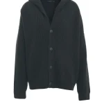 DONDUP Cardigan in costa inglese colore militare