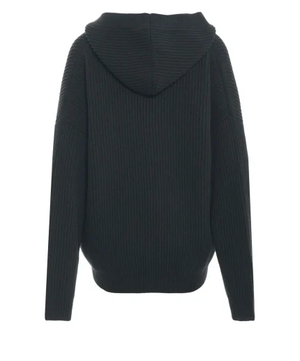 DONDUP Cardigan in costa inglese colore militare