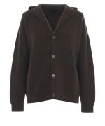DONDUP Cardigan in costa inglese colore marrone