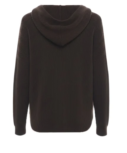 DONDUP Cardigan in costa inglese colore marrone