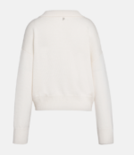 DONDUP Polo regular in lana colore panna
