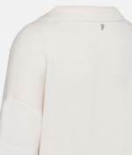 DONDUP Polo regular in lana colore panna