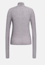 DONDUP T-shirt dolcevita slim in modal e lana colore grigio