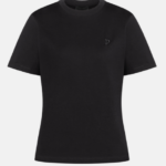 DONDUP T-shirt girocollo regular in jersey di cotone colore nero