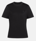 DONDUP T-shirt girocollo regular in jersey di cotone colore nero