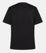 DONDUP T-shirt girocollo regular in jersey di cotone colore nero
