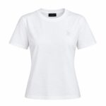 DONDUP T-shirt girocollo regular in jersey di cotone colore bianco