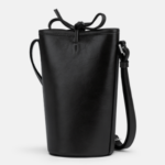 DONDUP Small bucket in vacchetta colore nero