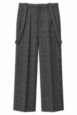 DONDUP Pantalone Tecla in lana principe di Galles
