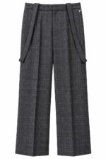 DONDUP Pantalone Tecla in lana principe di Galles