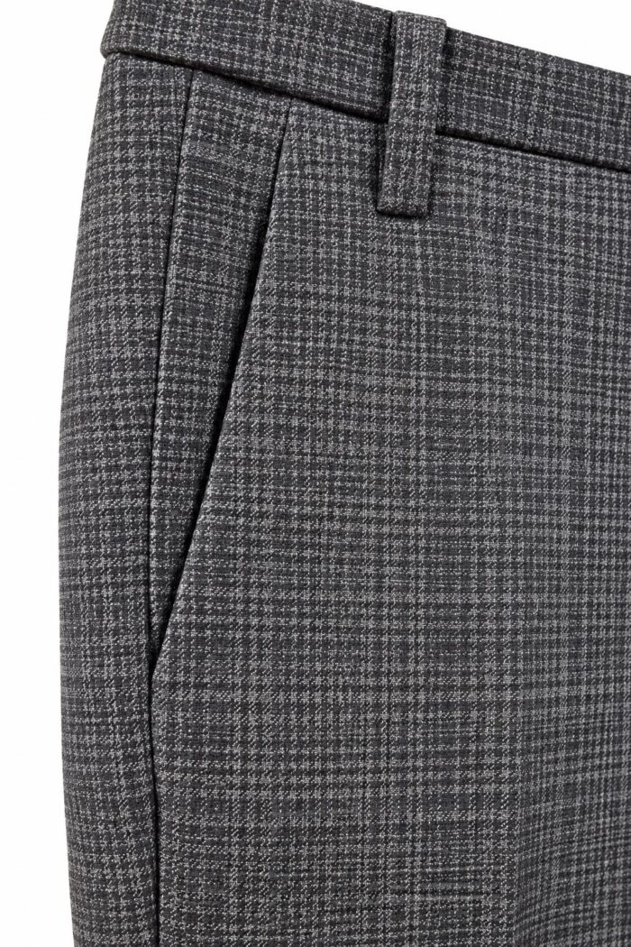 DONDUP Pantalone Tecla in lana principe di Galles