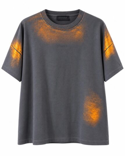 T-shirt girocollo over in jersone