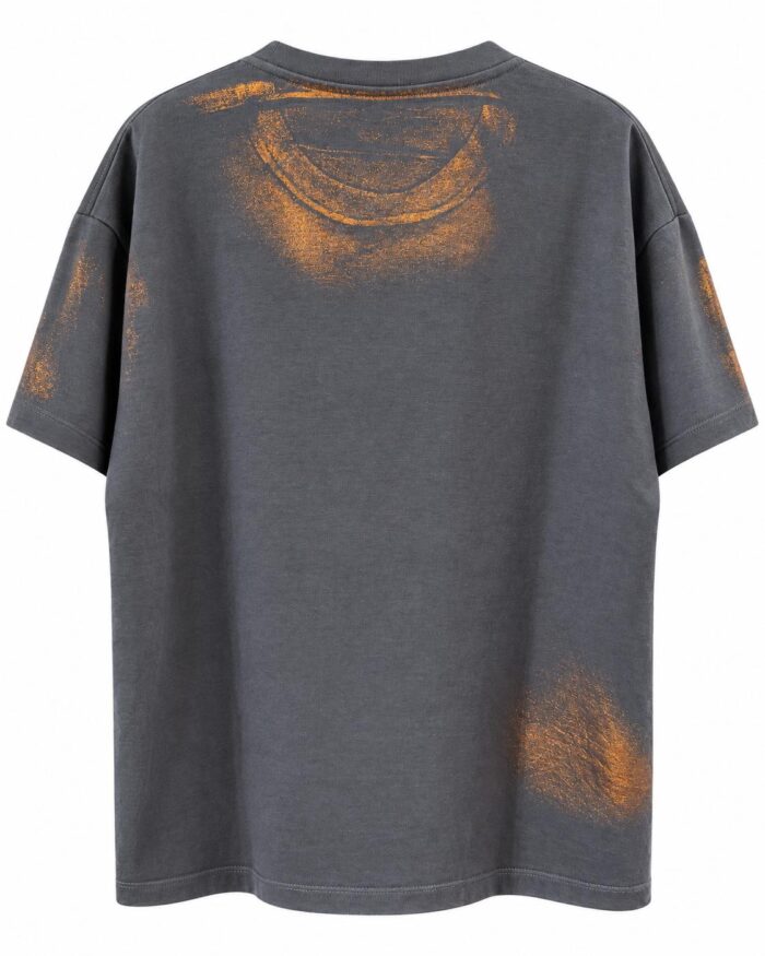 T-shirt girocollo over in jersone