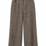 PANTALONE AMPIO IN LANA MELANGE