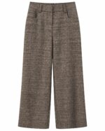 PANTALONE AMPIO IN LANA MELANGE