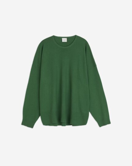 PULLOVER OVERSIZE GIROCOLLO SMERALDO