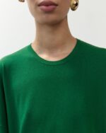 PULLOVER OVERSIZE GIROCOLLO SMERALDO