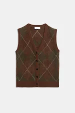 GILET ARGYLE Verde