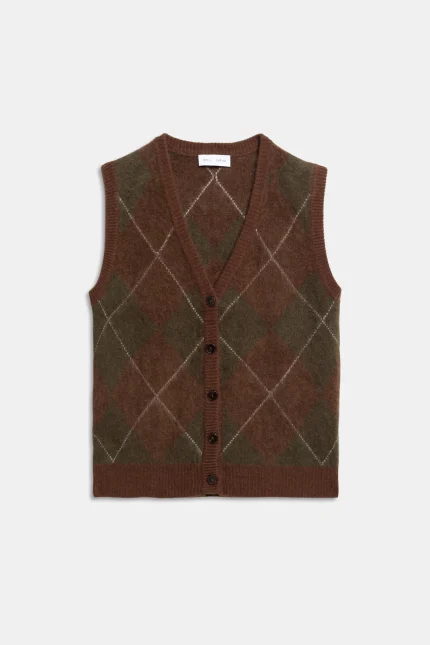 GILET ARGYLE Verde