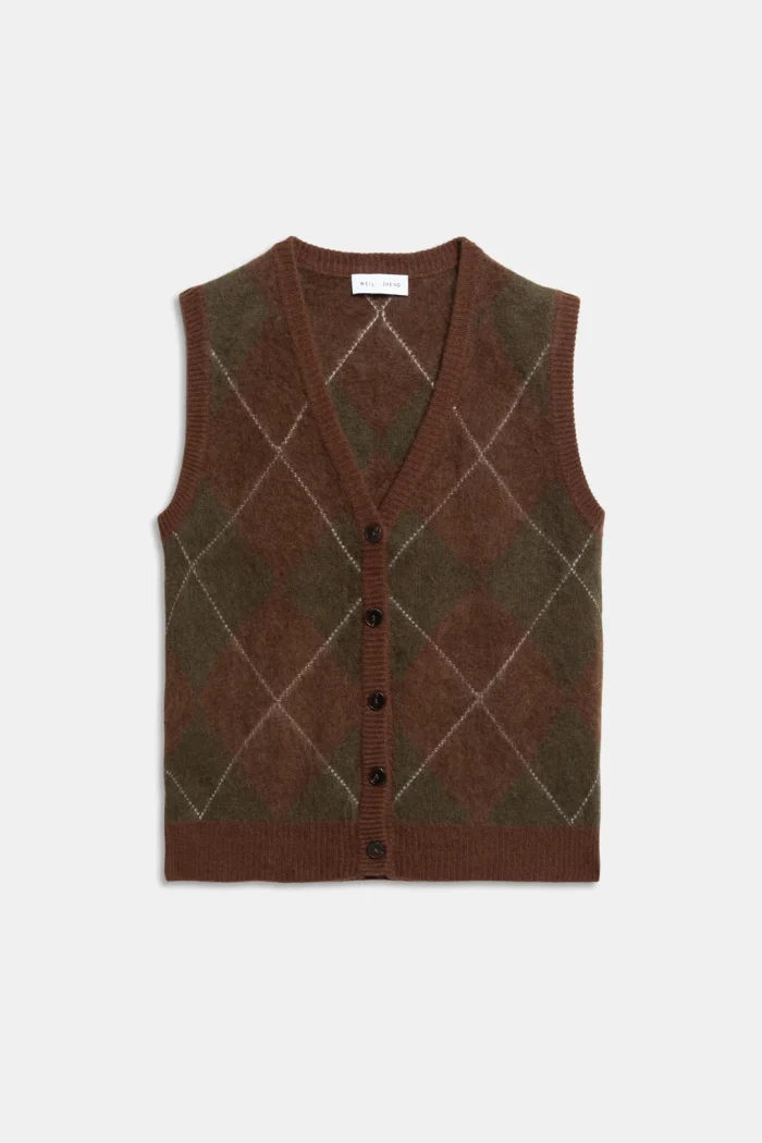 GILET ARGYLE Verde