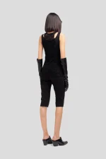 PANTALONE CAPRI NERO