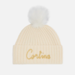 Saint Barth Berretto Wengen W F con pompon bianco