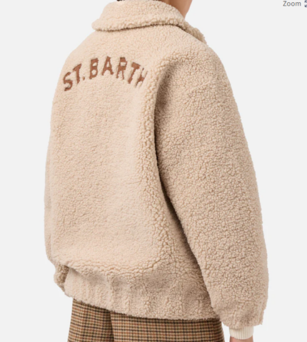 Saint Barth Bomber Patch 0 beige
