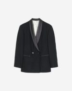 BLAZER SMOCKING IN LANA