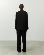 BLAZER SMOCKING IN LANA