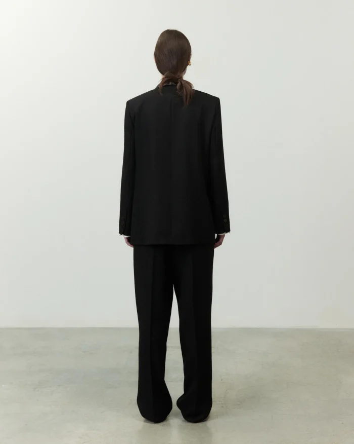 BLAZER SMOCKING IN LANA