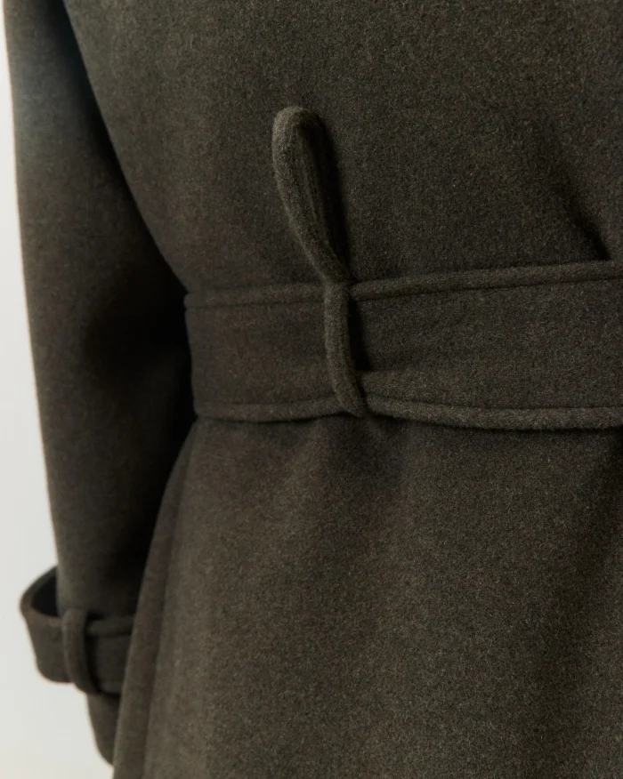 CAPPOTTO LUNGO IN LANA BOSCO
