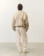 BOMBER IN SETA STAMPATA