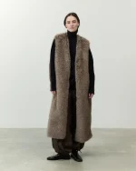 GILET LUNGO ECO FUR