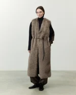 GILET LUNGO ECO FUR